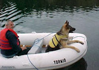 Jake and his owner, Mr. Donnely